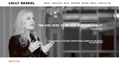 Desktop Screenshot of lollydaskal.com